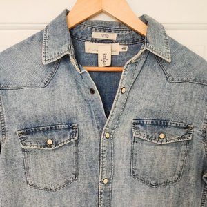 Men's H&M Denim Button Down